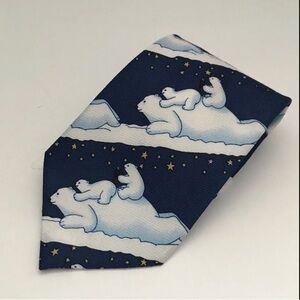 Coca Cola Polar Bear Polyester Novelty Tie